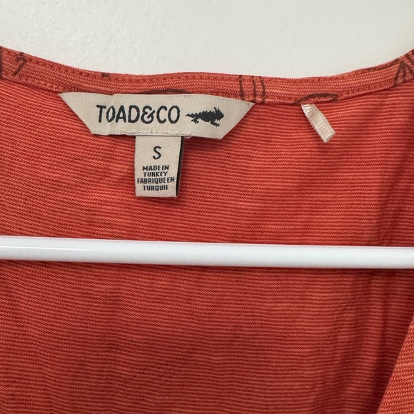 TOAD & CO Poppy Floral Cue Faux Wrap  Sleeveless Dress Travel Casual SZ Small - Picture 4 of 10